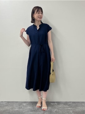 「NOLLEY'S LIGHT（ノーリーズライト）のアイテム」を使った、ishikawa.mさん（骨格ウェーブ・レディース・164cm）の夏コーディネート