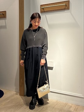 daimonさん（レディース・154cm）の冬コーディネート