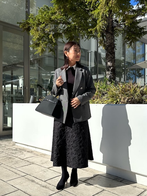 セール】フラワージャガードフレアースカート（スカート）｜MICO