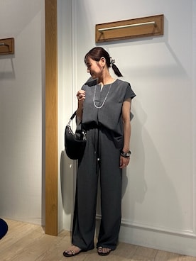 「NOLLEY’S（ノーリーズ）のアイテム」を使った、daimonさん（レディース・154cm）の夏コーディネート