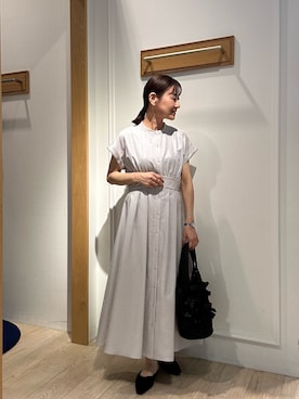 「授業参観日コーデ」｜「アイテム（ワンピース/ドレス）」を使った、daimonさん（レディース・154cm）の春コーディネート
