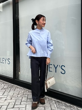 「MICO COULIER（ミコクリエ）のアイテム」を使った、daimonさん（レディース・154cm）の春コーディネート