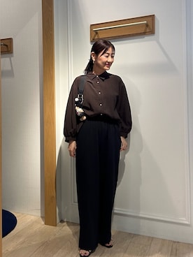 「アイテム（バレッタ/ヘアクリップ）」を使った、daimonさん（レディース・154cm）の夏コーディネート