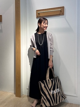 「アイテム（ワンピース/ドレス）」を使った、daimonさん（レディース・154cm）の夏コーディネート