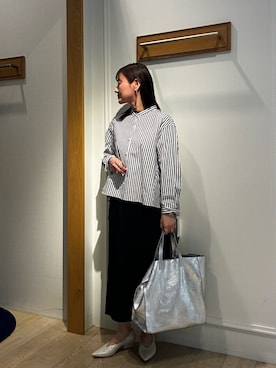 「MICO COULIER（ミコクリエ）のアイテム」を使った、daimonさん（レディース・154cm）の春コーディネート