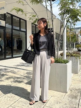 「シアートップス」｜daimonさん（レディース・154cm）の秋コーディネート