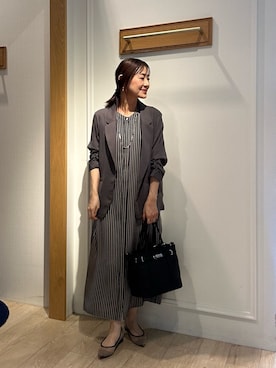 「アイテム（バレッタ/ヘアクリップ）」を使った、daimonさん（レディース・154cm）の夏コーディネート