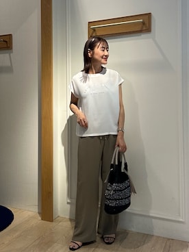 「NOLLEY'S LIGHT（ノーリーズライト）のアイテム」を使った、daimonさん（レディース・154cm）の夏コーディネート