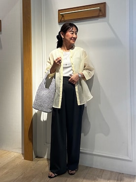 「MICO COULIER（ミコクリエ）のアイテム」を使った、daimonさん（レディース・154cm）の春コーディネート