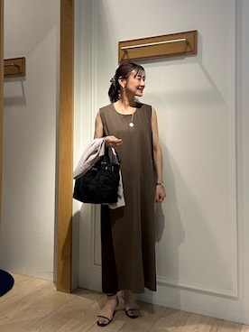 「アイテム（バレッタ/ヘアクリップ）」を使った、daimonさん（レディース・154cm）の夏コーディネート