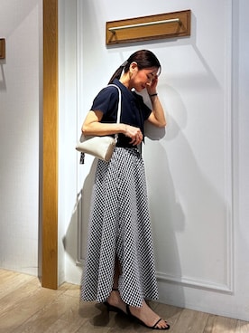 「MICO COULIER（ミコクリエ）のアイテム」を使った、daimonさん（レディース・154cm）の春コーディネート