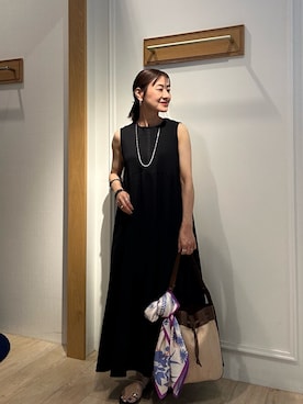 「半袖ジャケット」｜「アイテム（ジャケット/アウター）」を使った、daimonさん（レディース・154cm）の夏コーディネート