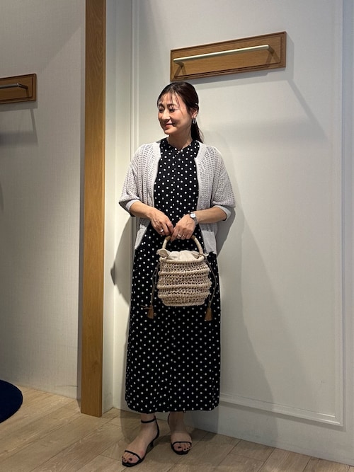 ブラウス シャツ シャツワンピース 麻調合繊 レディース 麻調合繊 シャツワンピース 五分袖 レディース(M ベージュ