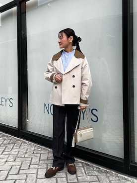 「MICO COULIER（ミコクリエ）のアイテム」を使った、daimonさん（レディース・154cm）の春コーディネート