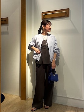 「MICO COULIER（ミコクリエ）のアイテム」を使った、daimonさん（レディース・154cm）の春コーディネート