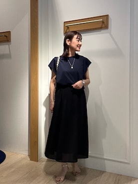 「授業参観日コーデ」｜「アイテム（ワンピース/ドレス）」を使った、daimonさん（レディース・154cm）の春コーディネート