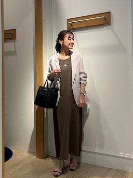「アイテム（バレッタ/ヘアクリップ）」を使った、daimonさん（レディース・154cm）の夏コーディネート