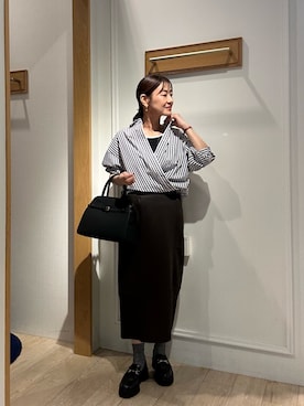 「アイテム（キャミソール）」を使った、daimonさん（レディース・154cm）の秋コーディネート