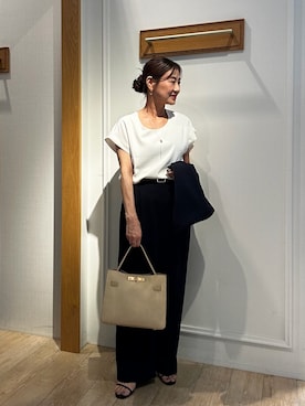「NOLLEY’S（ノーリーズ）のアイテム」を使った、daimonさん（レディース・154cm）の夏コーディネート