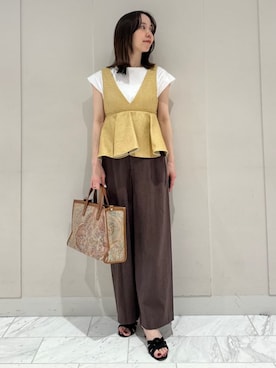 Fukurono_TOMORROWLANDさん（レディース・153cm）の春コーディネート