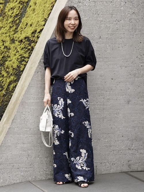 アイレットハイビスカス ストレートパンツ（その他パンツ