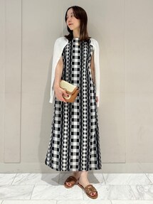BALLSEY（ボールジィ）の「フリンジギンガムチェック バックツイスト