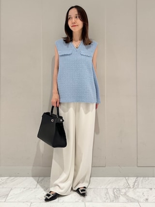 ソフトシャイニーブークレー Aラインプルオーバーを使った人気