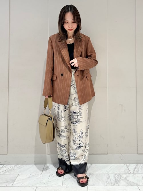 セール】ダブルカバーリネン ピークドラペルジャケット（テーラード