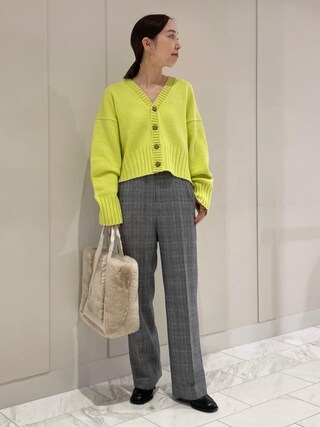 MACPHEE（マカフィー）の「ラムカシミヤ Vネックカーディガン