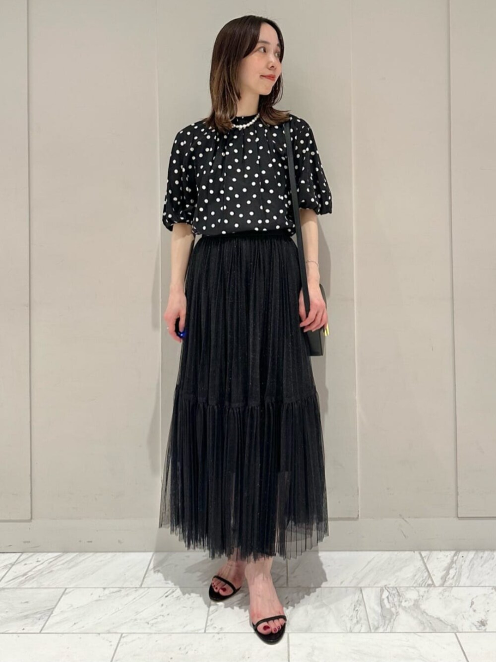 BALLSEY（ボールジィ）の「ラメチュール ティアードプリーツ