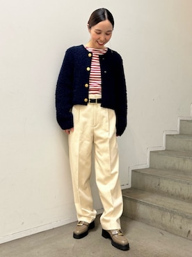 「L'unique」｜Fukurono_TOMORROWLANDさん（レディース・153cm）の秋コーディネート