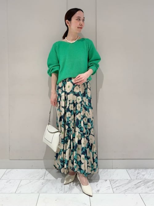 週末sale*未使用25SS Ballseyモスステッチ Vネックプルオーバー セール】モスステッチ Vネックプルオーバー（ニット/セーター