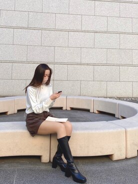 𝘺𝘶𝘳𝘢さん（レディース・164cm）の秋コーディネート