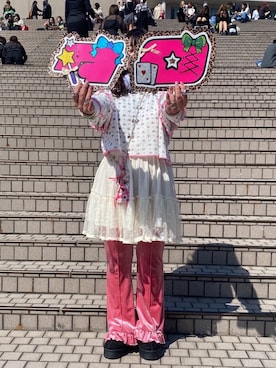 「WC（ダブル シー）のアイテム（パンツ）」を使った、ちゃさん（レディース・164cm）の秋コーディネート