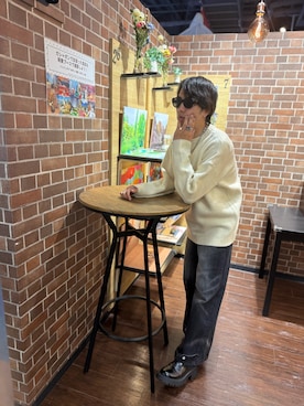 「アイテム（アクセサリー）」を使った、y氏さん（メンズ・167cm・30代）の秋コーディネート