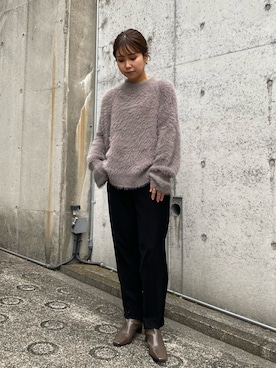 「SNIDEL」｜Kannaさん（レディース・153cm）の冬コーディネート