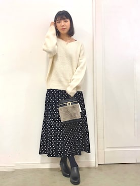 あるさん（レディース・156cm）の冬コーディネート