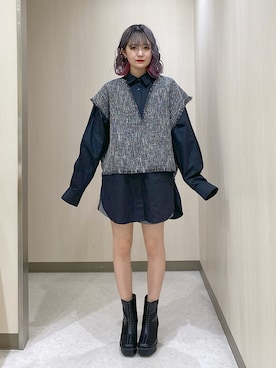 マナさん（レディース・153cm）の冬コーディネート