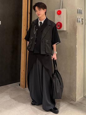 「アイテム（ジャケット/アウター）」を使った、ゆーたさん（メンズ・165cm）の春コーディネート