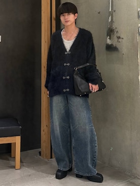 「HARE（ハレ）のアイテム（バッグ）」を使った、ゆーたさん（メンズ・165cm）の秋コーディネート