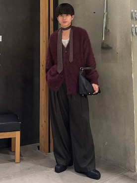 「HARE（ハレ）のアイテム（バッグ）」を使った、ゆーたさん（メンズ・165cm）の秋コーディネート