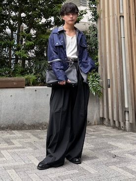 「HARE（ハレ）のアイテム（ジャケット/アウター）」を使った、ゆーたさん（メンズ・165cm）の夏コーディネート