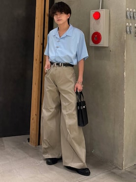 「HARE（ハレ）の【SILVER925 MADE IN JAPAN】シルバー925レースネックレス(HARE)（ネックレス、シルバー系）」を使った、ゆーたさん（メンズ・165cm）の夏コーディネート