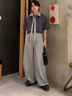 「HARE（ハレ）のアイテム（バッグ）」を使った、ゆーたさん（メンズ・165cm）の夏コーディネート