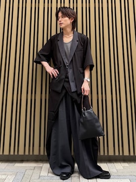 「HARE（ハレ）のアイテム」を使った、ゆーたさん（メンズ・165cm）の春コーディネート