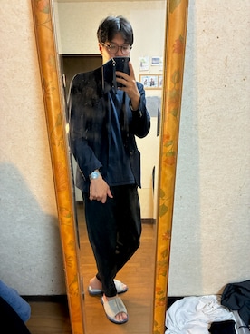 としさん（メンズ・183cm）の秋コーディネート