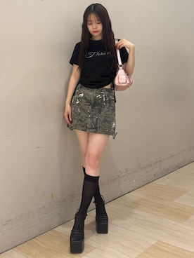 YU-KAさん（レディース・152cm）の夏コーディネート