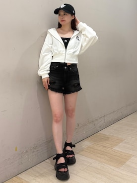 YU-KAさん(レディース・152cm)の夏コーディネート