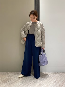 「orcival」｜「アイテム（ブルゾン）」を使った、mayuさん（レディース・153cm）の秋コーディネート