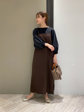 「キャミソールワンピ」｜mayuさん（レディース・153cm）の夏コーディネート